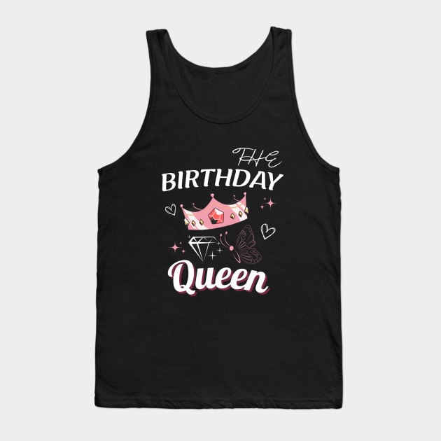 The Birthday Queen Tank Top by CoolFuture